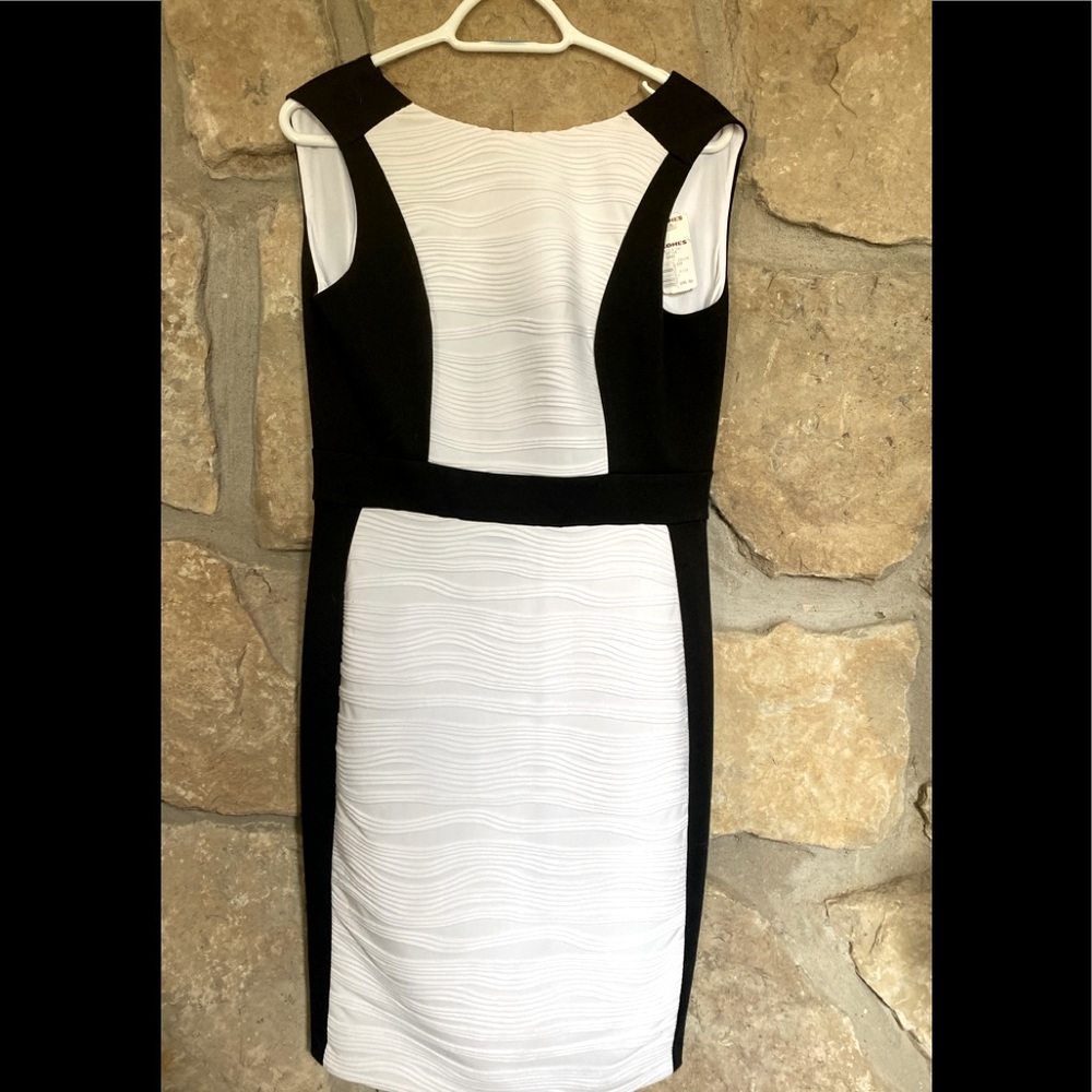 Black and white business dress